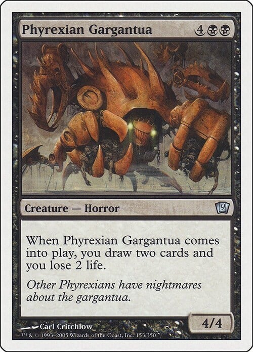 Gargantua di Phyrexia Card Front