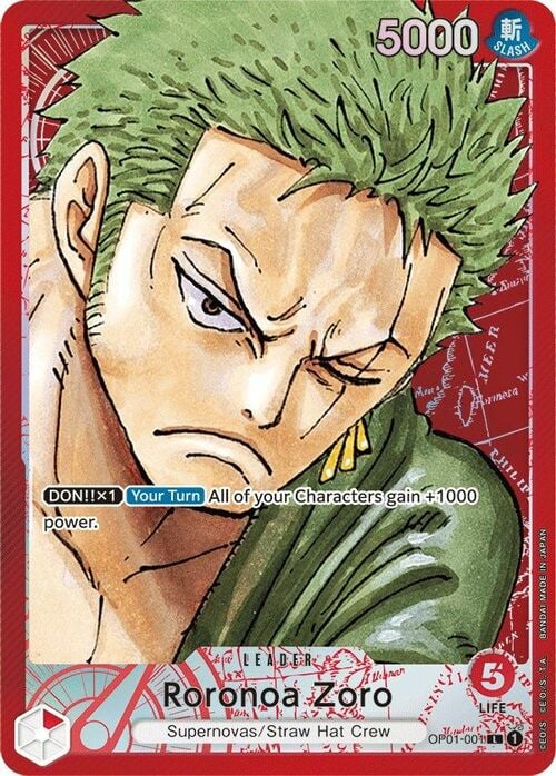 Roronoa Zoro Card Front