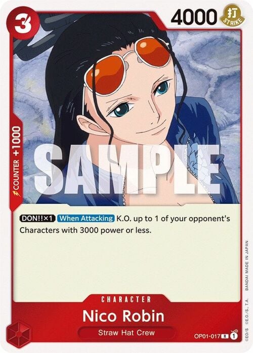 Nico Robin Card Front