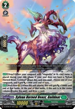 Sylvan Horned Beast, Goildoat Card Front