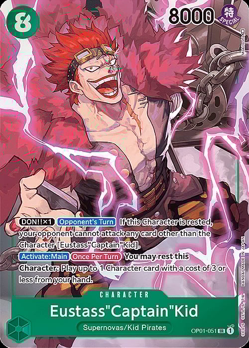 Eustass"Captain"Kid Card Front