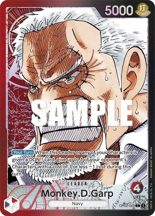 Monkey.D.Garp Card Front