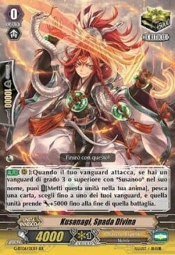 Divine Sword, Kusanagi Card Front