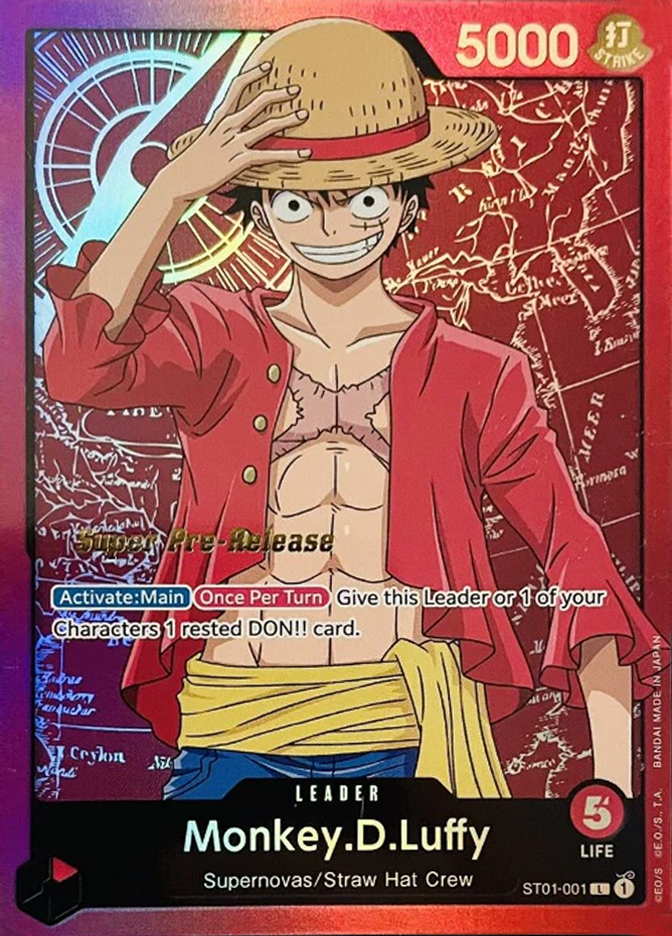 Monkey.D.Luffy ST01 Starter Deck Straw Hat Crew One Piece CardTrader