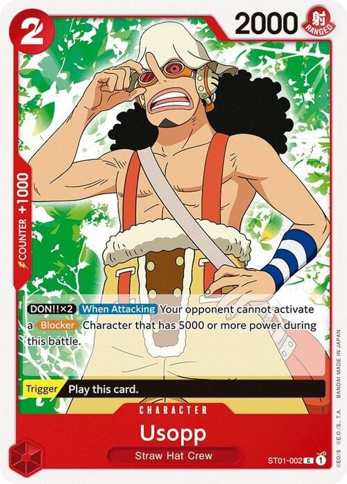 Usopp Card Front