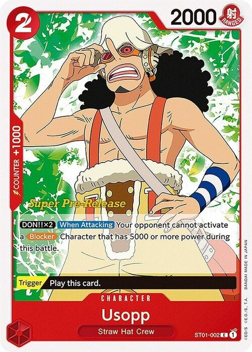 Usopp Card Front