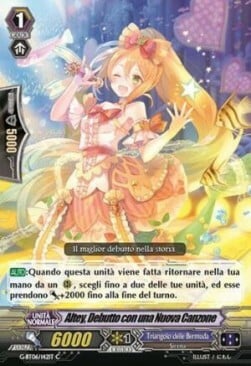 New Song Debut, Altey Card Front