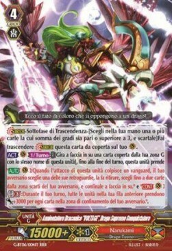 Annientatore Draconico "VOLTAGE", Drago Supremo Conquistator Card Front