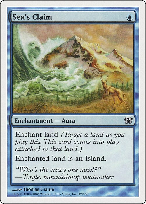 Sea's Claim Card Front
