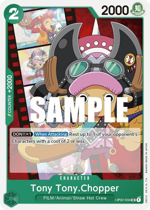 Tony Tony.Chopper Card Front