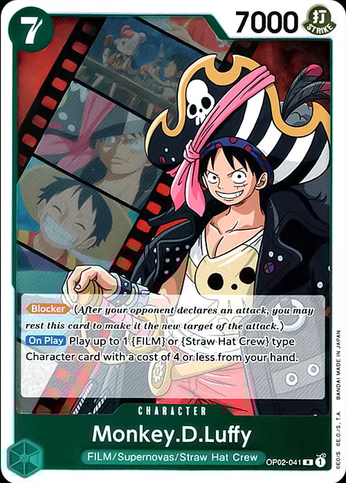 Monkey.D.Luffy Card Front