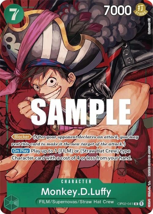 Monkey.D.Luffy Card Front