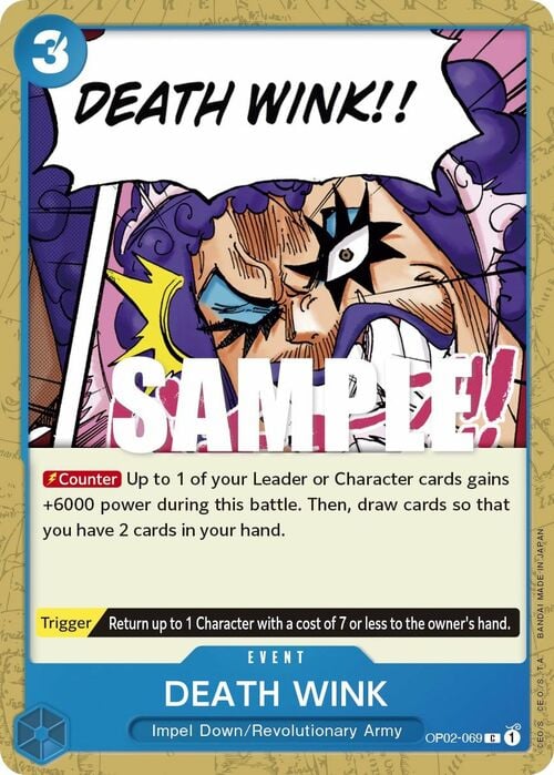 DEATH WINK Card Front