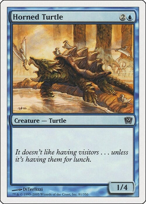Tartaruga Cornuta Card Front