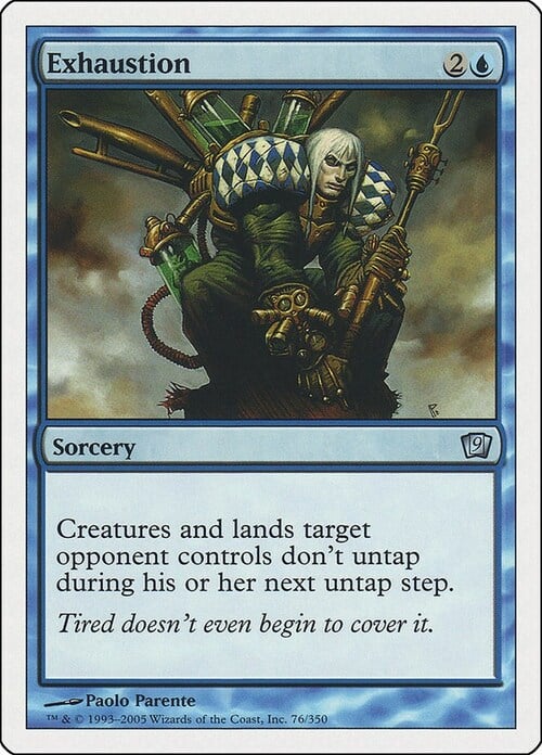 Exhaustion Card Front