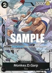 Monkey.D.Garp · Alternate Art OP02-115a