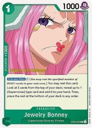 Jewelry Bonney · Super Pre-Release Stamp ST02-007p