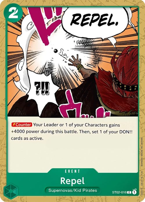 Repel Card Front
