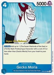 Gecko Moria · Super Pre-Release Stamp ST03-004p