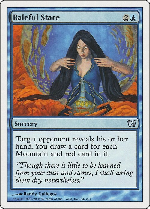 Baleful Stare Card Front