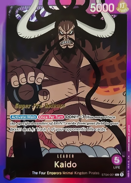 Kaido Starter Deck Animal Kingdom Pirates One Piece CardTrader