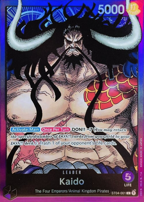 Kaido Card Front