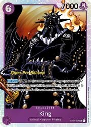 King · Super Pre-Release Stamp ST04-004p