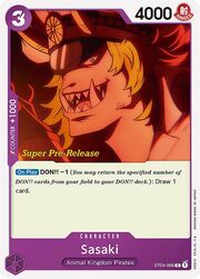 Sasaki · Super Pre-Release Stamp ST04-006p