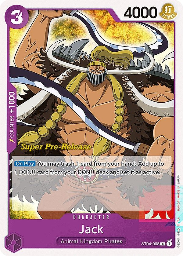 one piece tcg: animal kingdom pirates starter deck Super Pre-Release 4: and embark on an exciting journey with iconic characters STARTER DECKS -Straw Hat Crew-