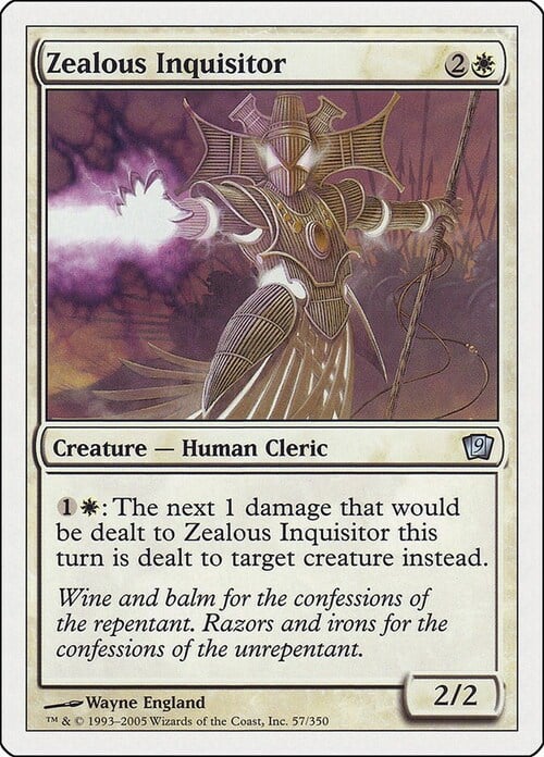 Zealous Inquisitor Card Front