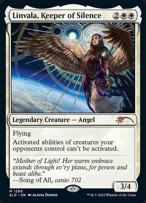 Linvala, Keeper of Silence Card Front