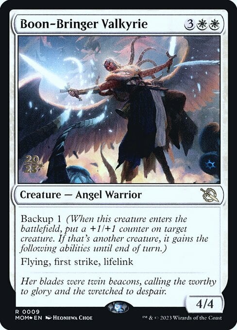Boon-Bringer Valkyrie Card Front