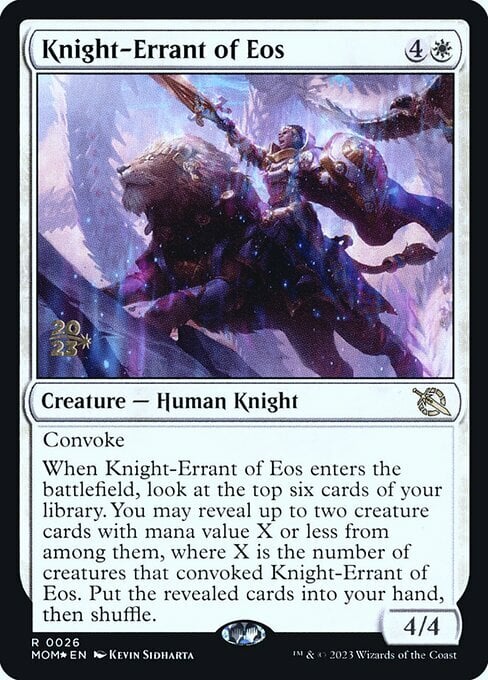Knight-Errant of Eos Card Front