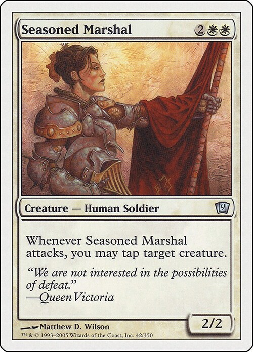 Seasoned Marshal Card Front