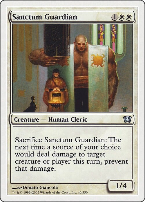 Guardiano del Santuario Card Front