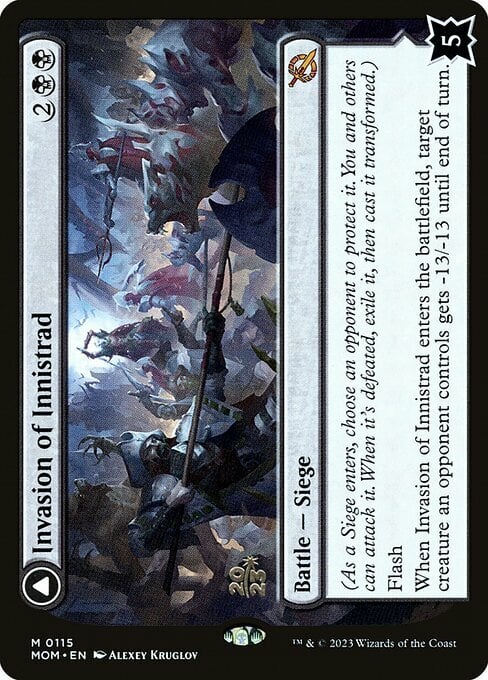 Invasion of Innistrad // Deluge of the Dead Frente