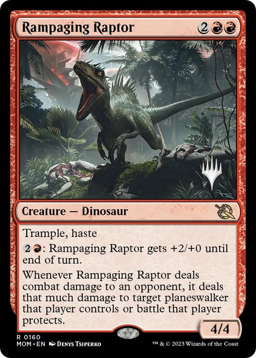 Rampaging Raptor Card Front
