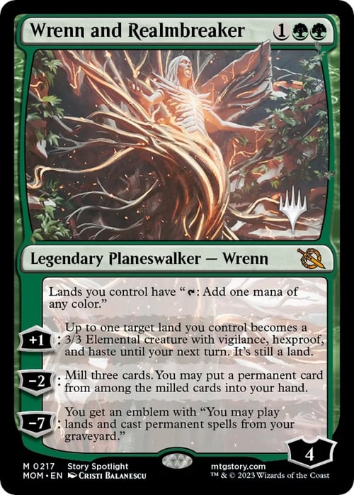 Wrenn and Realmbreaker Card Front