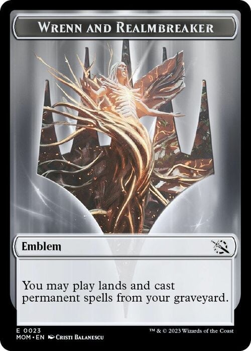 Wrenn and Realmbreaker Emblem // Elemental Card Front