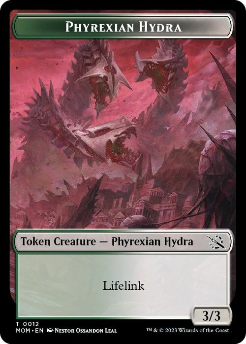 Phyrexian Hydra // Elemental Card Front