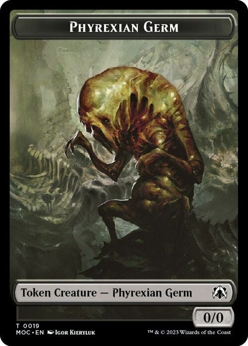 Phyrexian Germ // Myr Card Front