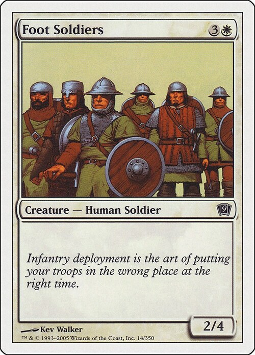 Foot Soldiers Card Front