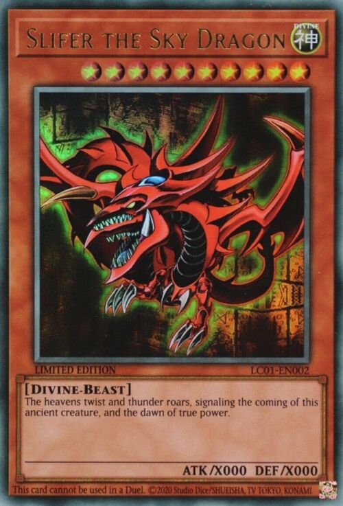 Slifer the Sky Dragon Card Front