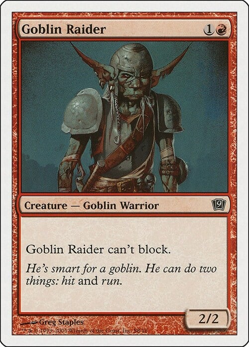 Goblin Raider Card Front