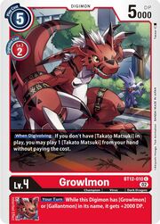 Growlmon BT12-010