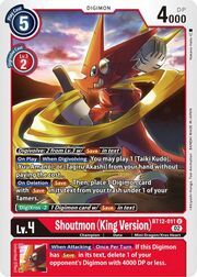 Shoutmon (King Version) BT12-011