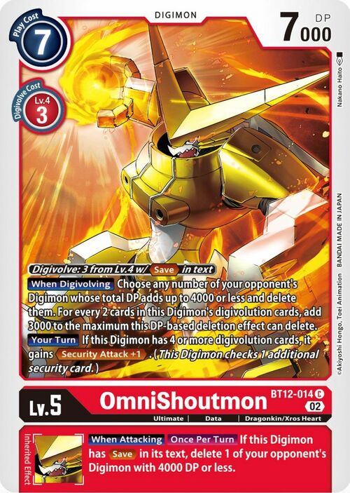 OmniShoutmon Card Front