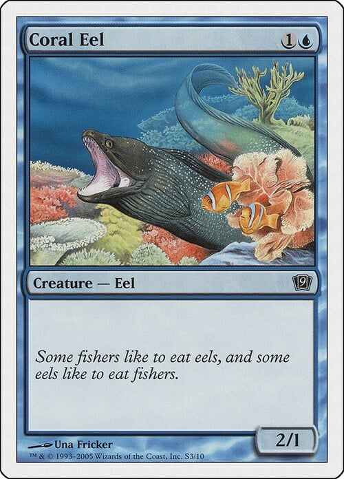 Coral Eel Card Front