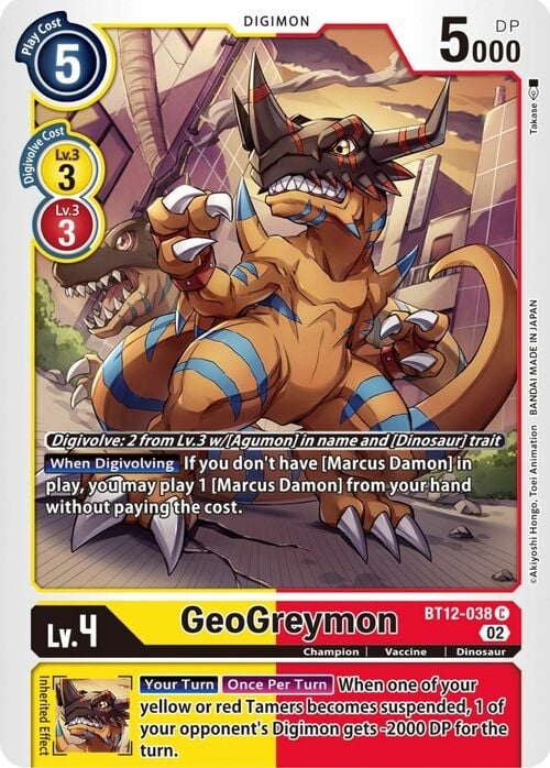 GeoGreymon Card Front