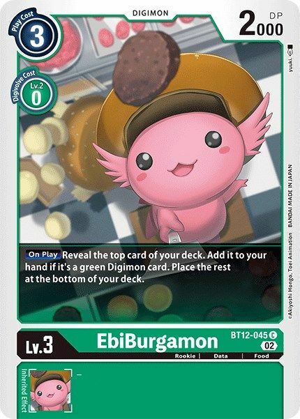 EbiBurgamon Card Front